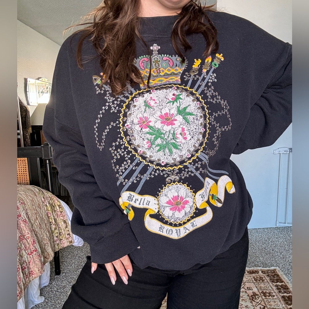 Super Chic Gucci-like Crewneck Sweatshirt